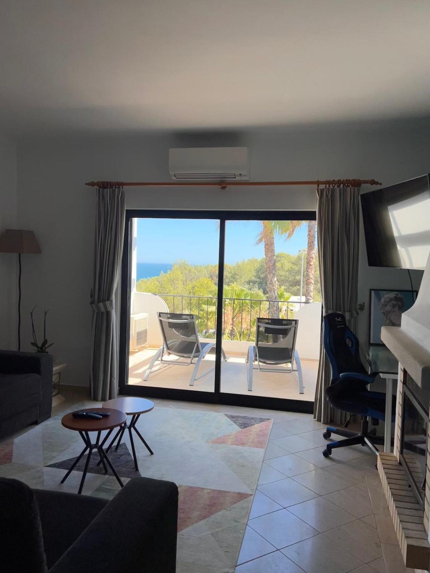 شقة Luxury Modern T2 Ocean View - Free Parking - Pool ألفور المظهر الخارجي الصورة